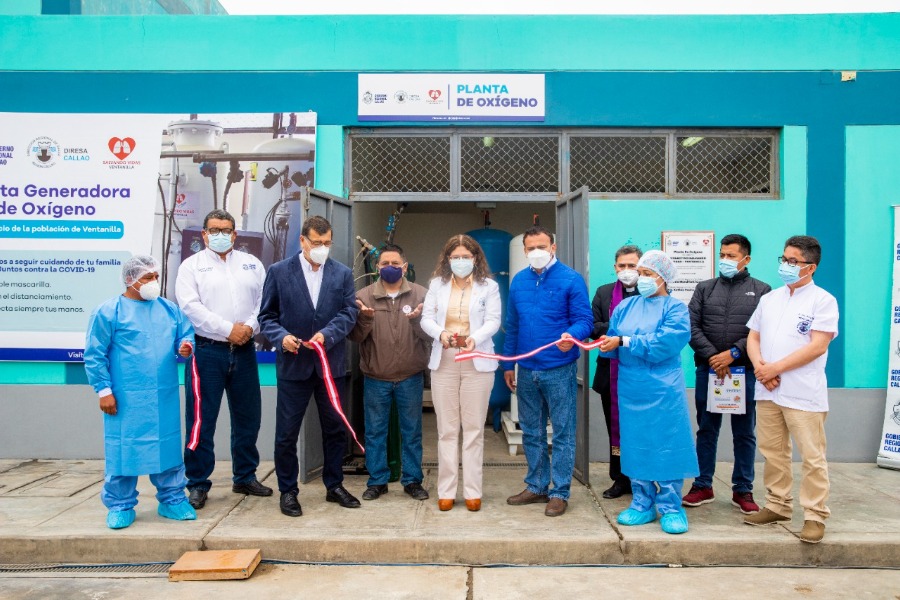 DiresaCallao - GOBERNADOR REGIONAL DEL CALLAO INAUGURA NUEVA PLANTA DE ...